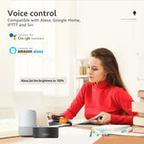 Smart 30W LED Ceiling Lamp with RGBIC Backlight - Alexa & Google Assistant Light