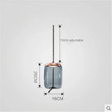 Modern Minimalist Glass LED Chandelier - Creative Pendant for Living & Kitchen
