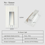 Indoor Frameless Step Lights 3W Motion Sensor LED Stair Stairway Hallway Lamp Embedded White Wall Modern Home Night Footlights