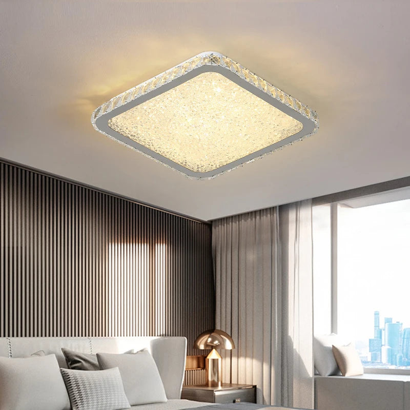 Modern Led Ceiling Lamps Luxury Home Decoration Crystal Lamp Indoor Bedroom Dining Living Room Gold Lusters&#39; Lighting Fixtures