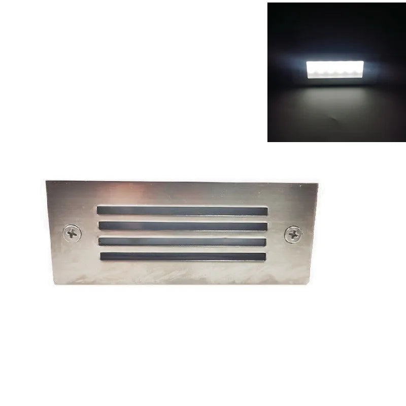 IP65 Underground light 12 LED 15 LED Stair Light Step Light Recessed buried lamp indoor outdoor Staircase Step lights 85-265V