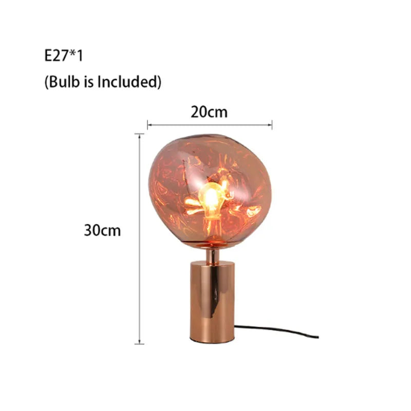 Post Modern Simple Volcanic Lava Floor Lamp Living Room Luxurious Sample Room Designer Highend Atmosphere Vertical Table Lamp