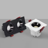LED Ceilling Spotlight Dimmable Recessed Lighting Fixtures Adjustable Angle 7W12W15W CREE COB Chip Spotlight