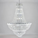 Light Luxury Duplex Villa Led Crystal Chandelier Home Decoration Living Room Bedroom Mid Floor Hollow Spiral Staircase Light