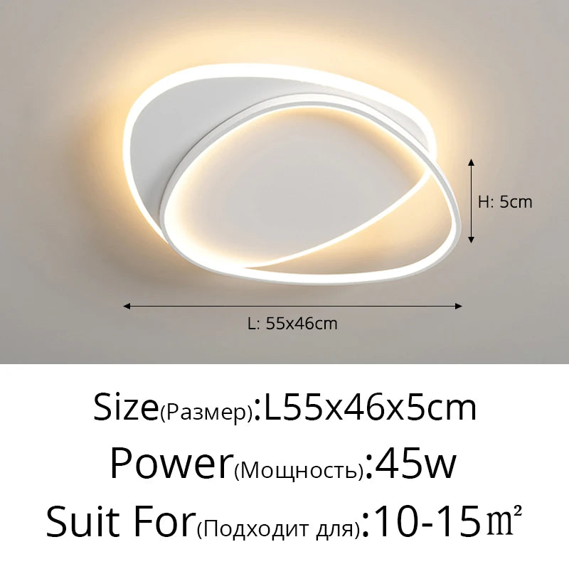 Modern LED Chandelier Indoor Lights For Bedroom Study Living Room Lighting Lamps Luminaria Lustres HOME Decoration