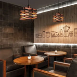 Vintage Industrial Style Lamp Bedside Chandelier  American Retro Living Room Bedroom Chandelier Wrought Iron Lamp