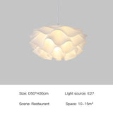 Romantic Flowers Pendant Lamp For Bedroom Nordic Creamy Wind Chandelier Living Dining Room Modern Ceiling Lights Home Decoration