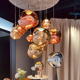 Nordic Lava LED Pendant Light - Modern Melting Glass Hanging Lamp