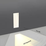 Motion Detect LED Wall Lamp Frameless 3W Step StairCase Recessed Lighting For Home Channel Corridor Hotel Indoor Night Footlight