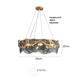 Modern Internet Celebrity Living Room Art Pendant Light Luxury Minimalist Glass Lamp Bedroom Dining Room Long Pendant Light