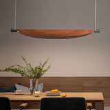 Nordic Wood Grain Leaves Led Pendant Light Wabi Sabi Restaurant Table Bar Chandelier Lighting Home Tea Room Decor Hanging Lamps