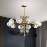 American Classic Glass Ball LED Pendant Light 2024 Modern Chandelier Lustres for Living Room kitchen Island Home Decor Luminaria