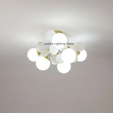 2026 Colourful Chandelier Children Bedroom Ceiling Lamp Dining Living Room Kitchen DownLight Glass Bubble