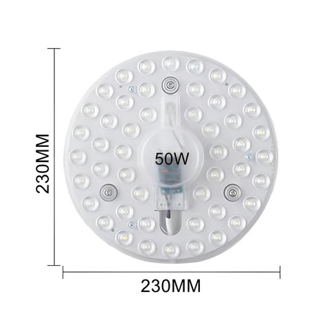NEW 12W 18W 24W 36W 50W 60W LED Ring PANEL Circle Light LED Round Ceiling board circular lamp board AC220V 230V 240V LED light