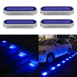 Solar Deck Lights IP68 Waterproof Outdoor LED - Wireless Stick-On Step & Dock Light