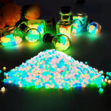 3000Pcs/Bag Luminous Glow Sand, Garden Wedding Party Aquarium Decor, Colorful Reusable Mini Landscape Pot Gardening Supplies