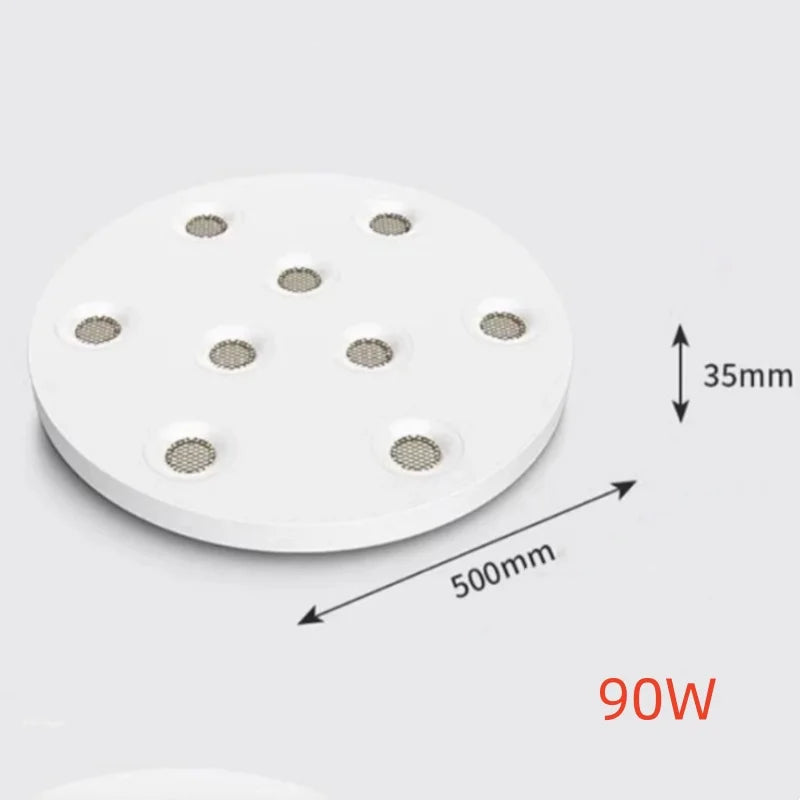 Fashionable ultra-thin 3.5CM surface mounted anti glare full spectrum COB tube lamp, home living room hallway, no opening