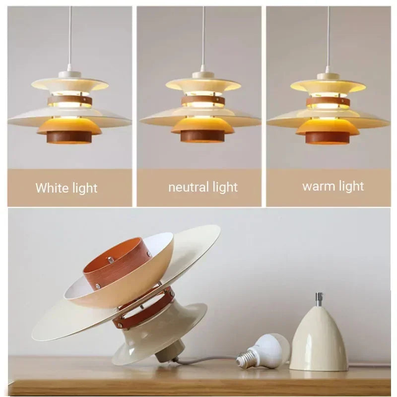 Danish Design Pendant Light Colorful Umbrella Led Hanging Lamp Live Room Simplicity Kitchen Paulsen High Quality Hanging Lamp