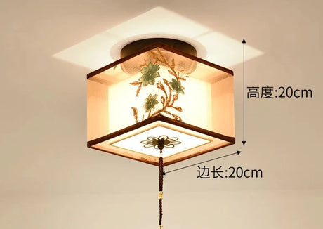 Corridor Warm Ceiling Light Hotel Villa Hotel Entrance Foyer Entrance Balcony Light