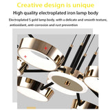 Modern chandelier bedroom living room led pendant light kitchen dining room lighting height adjustable ceiling chandelier
