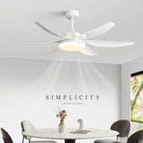 Vintage Walnut Wood Ceiling Fan with Light - French Retro Fan for Living Room