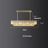 E14 LED Retro American Copper Golden Round Linear Pendant Lights.Pendant Light Suspension Luminaire Lampen For Dinning Room