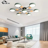 Modern Log Light Living Room LED Chandelier Bedroom Ceiling Lamp Kitchen Ceiling Chandelier Indoor Lighting Home Decorative Lamp