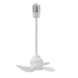 Compact 14cm E27 Screw Base Ceiling Fan - Brushless Motor Quiet Indoor Socket Fan