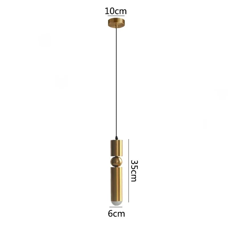Modern Led Chandelier Spotlight Pendant Lights Bedside Bedroom Reading Light Home Decor Pendant Lamp For Dining Room Kitchen Bar