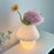Murano Glass Desk Lamp Glass Table Bedside Lamps Vintage Striped Small Mushroom Decors Ambient Light Bedroom Livingroom
