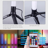 Smart RGB+CCT LED Floor Lamp - 103cm 360° Round Tube 5V USB Corner Light