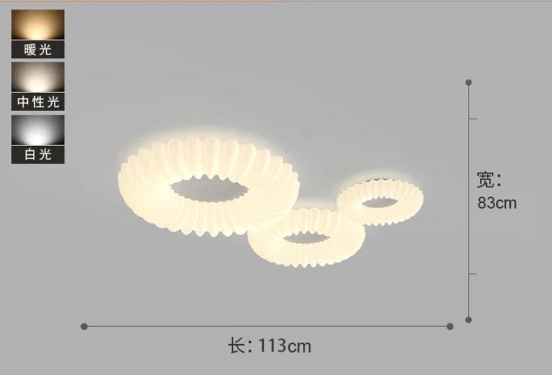 White Hall and Living Room Chandeliers Modern 2022 Bedroom Decors Modern Led Chandelier Pendant Nordic Home Decors Interior Large