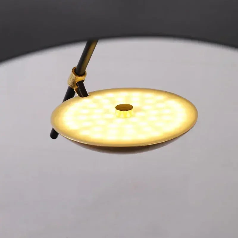 Nordic Modern Metal Gold White Black LED Lotus Leaf Pendant Light Bedroom Living Room Dining Room Interior Decoration Fixtures