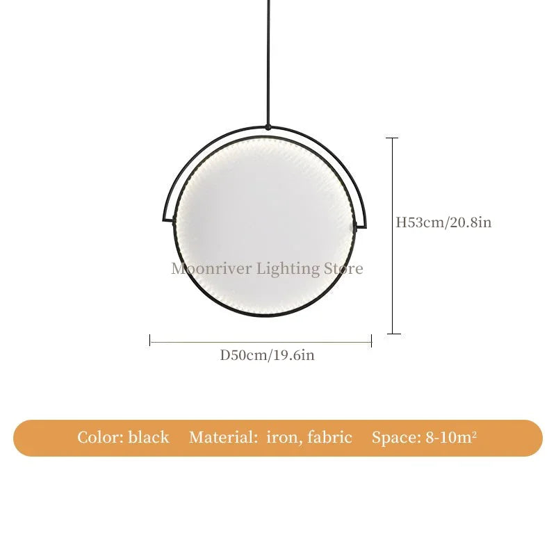 Italian Style Modern LED Pendant Chandelier - Sleek Hanging Ceiling Lamp Fixture for Bar Counter, Shop, Restaurant, Living Room & Home Decor