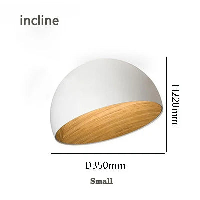 Designer Japanese Simple Wood Grain Color Bedroom Lamp Living Room Lamp Modern Corridor Balcony Creative Ceiling Lamp