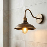 Retro Waterproof Outdoor LED Wall Lamp (E27 Socket Base) - Vintage Weatherproof Exterior Sconce Fixture for Courtyard, Garden, Balcony & Entryway
