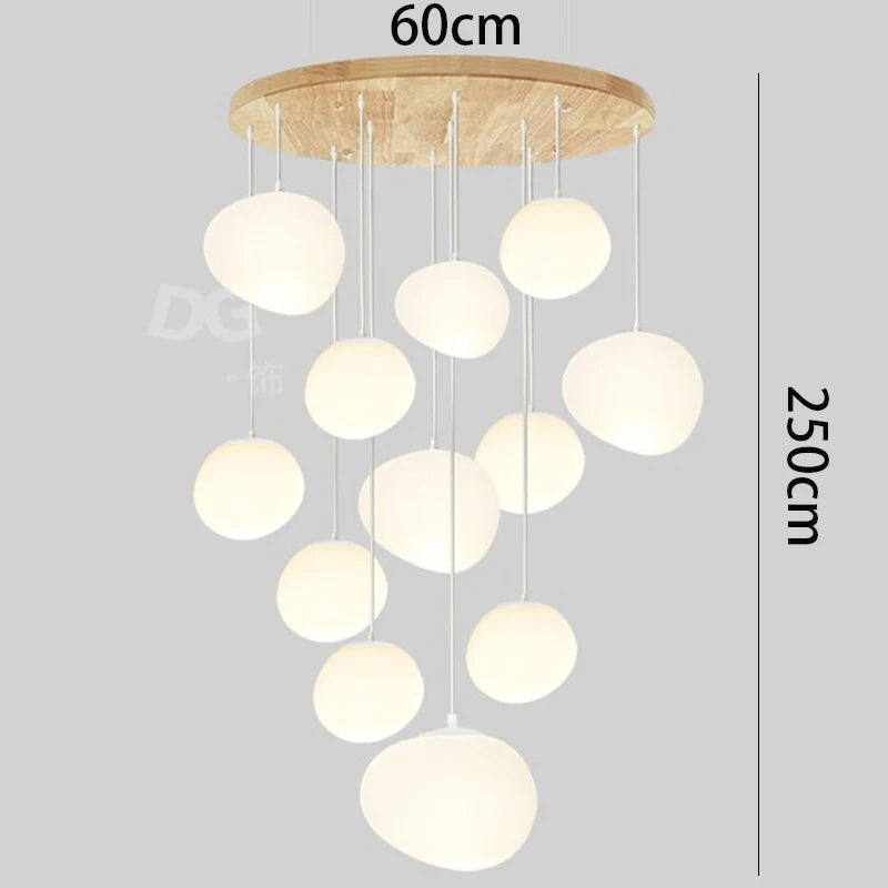 Nordic home decoration, stair chandelier, living room and dining room Pendant lights, ceiling light, indoor lighting
