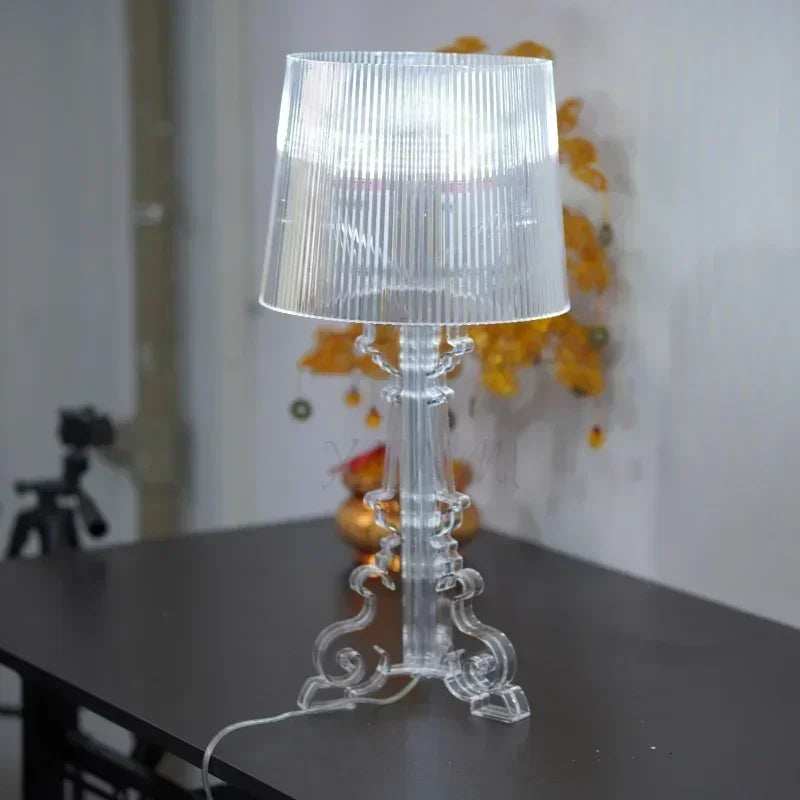 Acrylic Desk Lamp Creative Simplicity for Bedroom study room Personalized Decoration Baroque Ghosting Table Lamps Room Decor