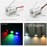 Mini LED 12V Recessed Ceiling Downlights 1W Dimmable Spotlight Black White Showcase Bedroom Party KTV DJ Stairs Spot Lights