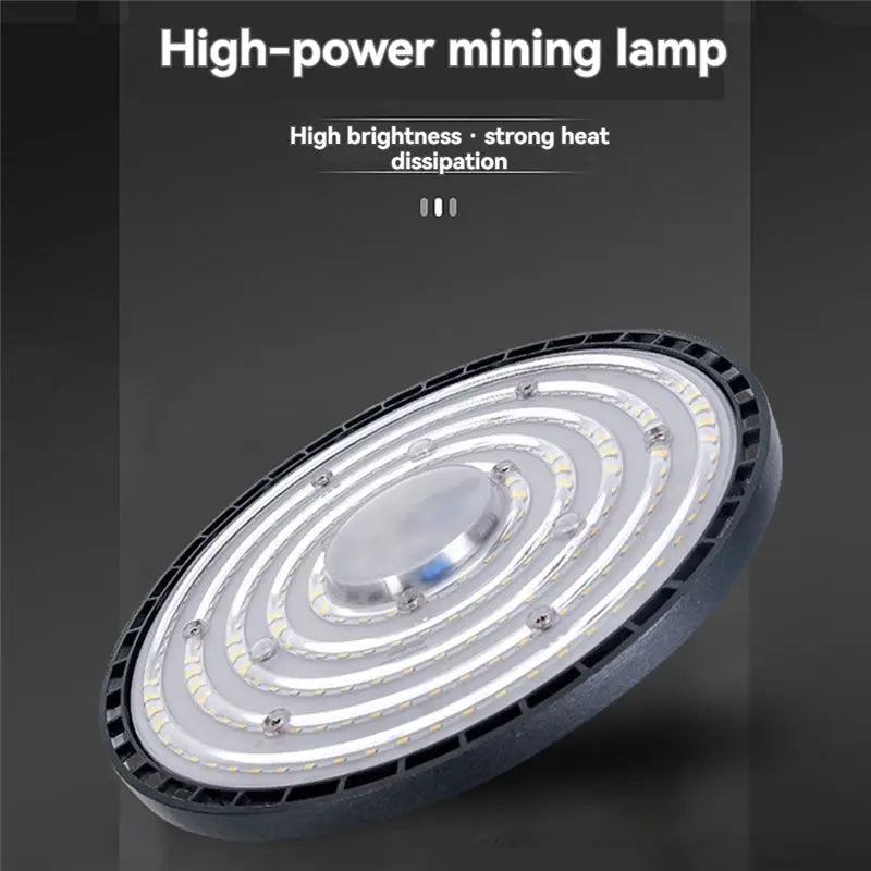 AS94-LED 150W High Bay Light (AC175-265V) - Super Bright White Pendant Lamp for Warehouse, Court & Garden