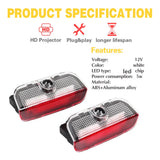 LED Car Door Interior Welcome Warning Light For VW Touareg 7P Golf 5 6 7 Jetta MK5 MK6 MK7 Passat B6 B7 B8 B9 Arteon CC EOS