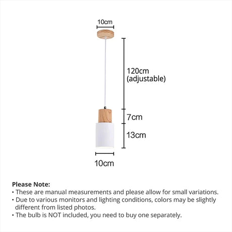Nordic Pendant Light Wooden Macaron LED Iron Hanging Lamps For Living Room Bedroom Bedsides Restaurant Cafe's Home Decor's Lighting