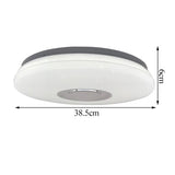 72W LED Starlight Ceiling Light with bluetooth Music Speaker Dimmable Flying Saucer Lamp