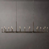Retro American Old Tree Of 18th Century Copper Crystal LED Chandelier Lustre Suspension Luminaire Lampen For Living Room