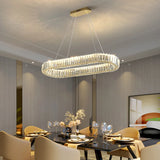 Modern Luxury Crystal Pendant Lights Home Dining Room Bar LED Lighting Lustre Decoration Indoor Ceiling Chandelier Lamp Fixtures
