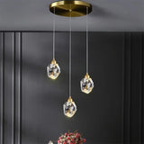 Modern Crystal Chandelier Indoor Crystal Ceiling Light Fixtures With Clear Solid Crystal For Living Room Hallway Kitchen Lamp