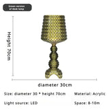 Italian Kartell living room floor lamp designer,artistic decoration,hollowed out internet famous ornament,ins style bedroom lamp