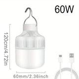 USB Rechargeable Led Bulb Portable Camping Light Bulb Emergency Lighting Flashlight Lights Outdoor Picnics Hanging Tent Light