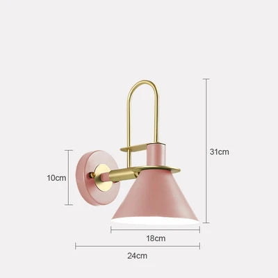 Modern Wall Lamp Industrial Iron Wall Lamps For Living Room Bedroom Nordic Bedside Wall Light E27 Bathroom Fixtures Mirror Light