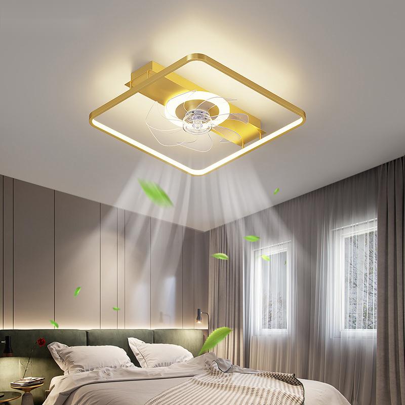 Nordic LED Ceiling Lights with Fan Remote Control for Bedroom Decor Ventilador Living Room Ceiling Fan Lighting